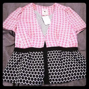 Anthropologie Short Sleeved Jacket. Super girly!